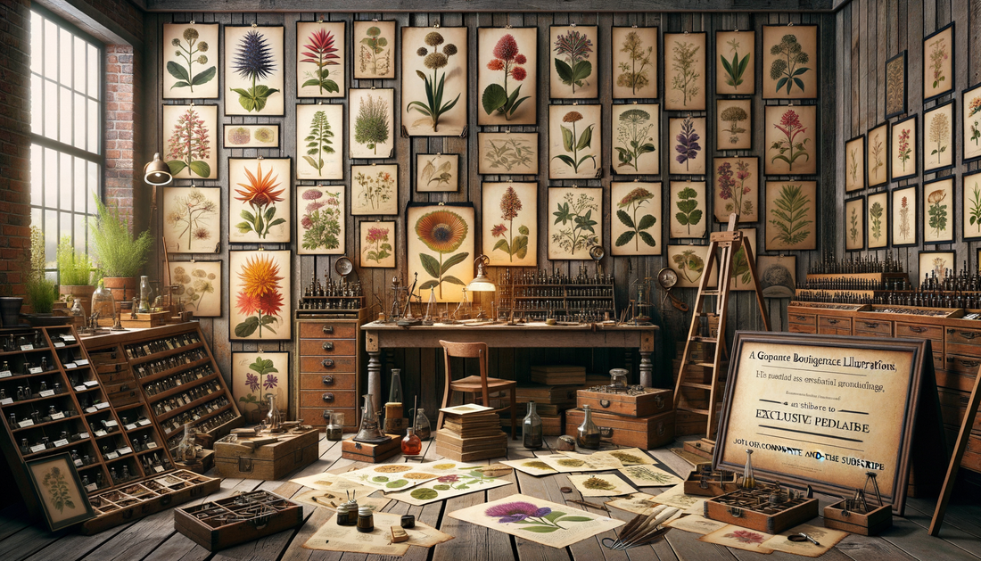 The Beauty of Botanical Illustrations in Print