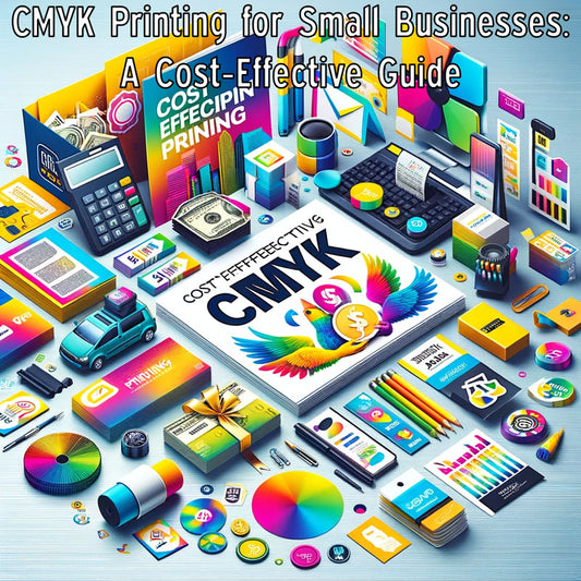 Vibrant and Professional Printed Marketing Materials, Business Cards, Brochures, and Banners, Effective Use of CMYK Printing for Small Businesses, Economical Paper Choices and Efficient Color Management for a Balance of Affordability and Quality