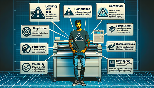Print Design Tips for Effective Health and Safety Signage