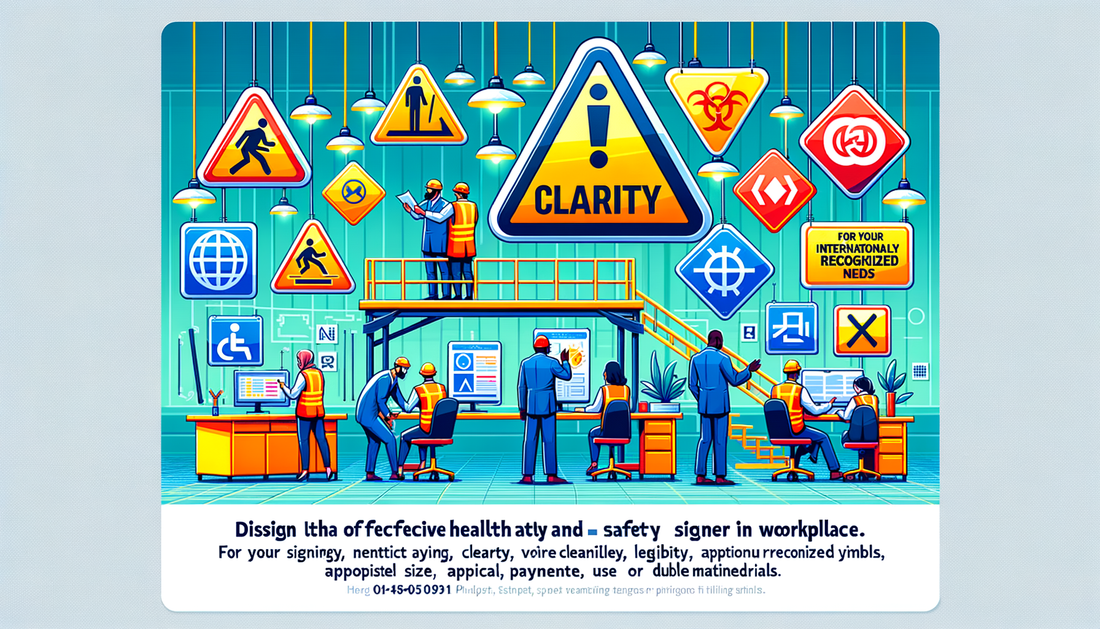 Print Design Tips for Effective Health and Safety Signage