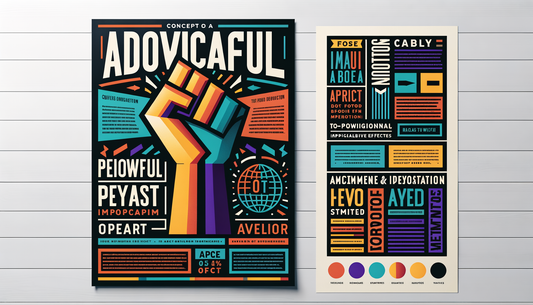 Designing Impactful Posters for Social and Political Causes