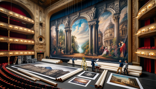 Utilizing Printed Backdrops for Theatrical and Stage Productions