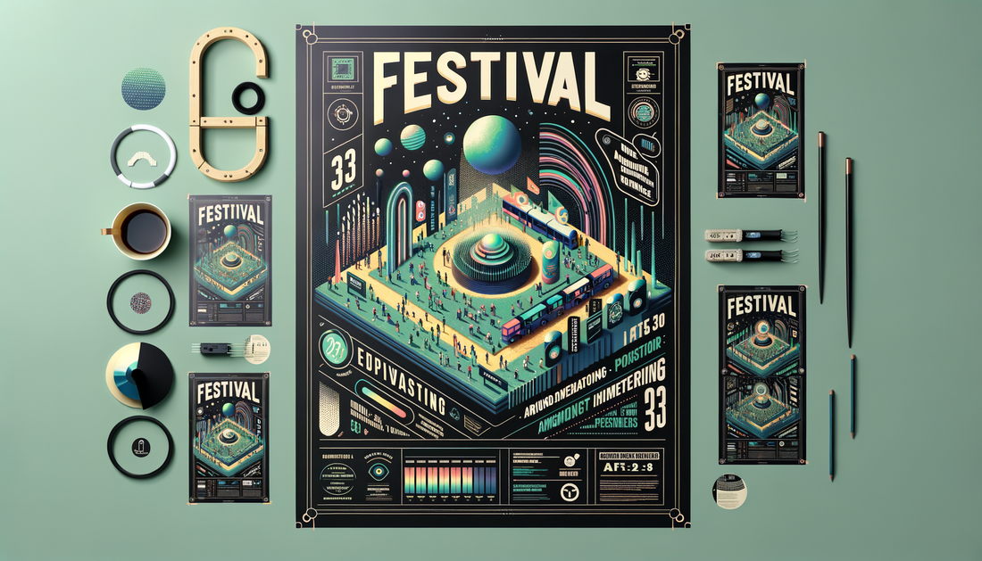 Innovative Poster Designs for Upcoming Entertainment Festivals
