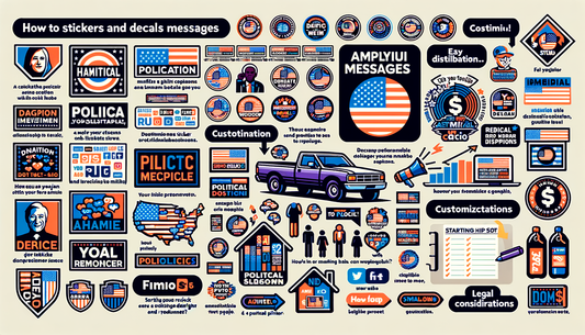 Utilizing Custom Stickers and Decals in Political Movements