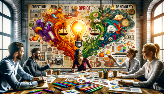 Balancing Creativity and Honesty in Print Advertising