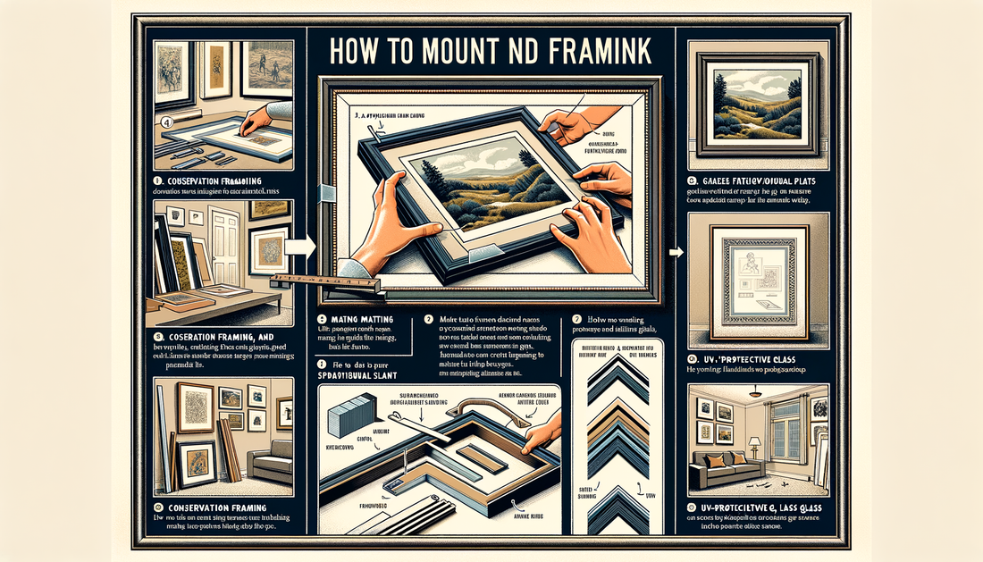 Printmaking Mounting Mounting and Framing: Best Practices for Displaying Your Prints – A Guy ...