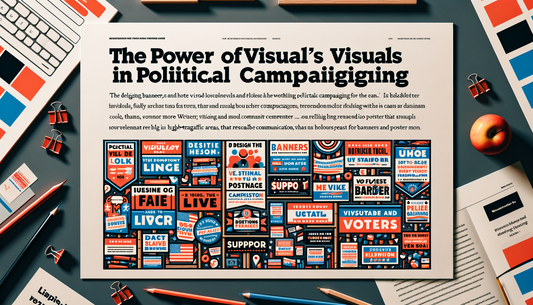 Using Banners and Posters to Amplify Your Political Message