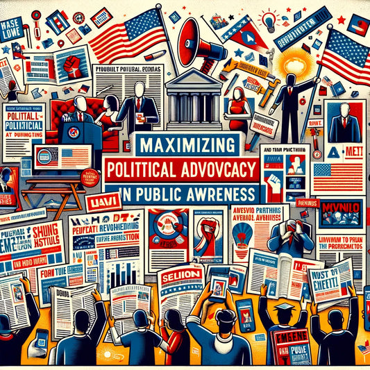 political advocacy," "print media," "public awareness," and "community engagement.